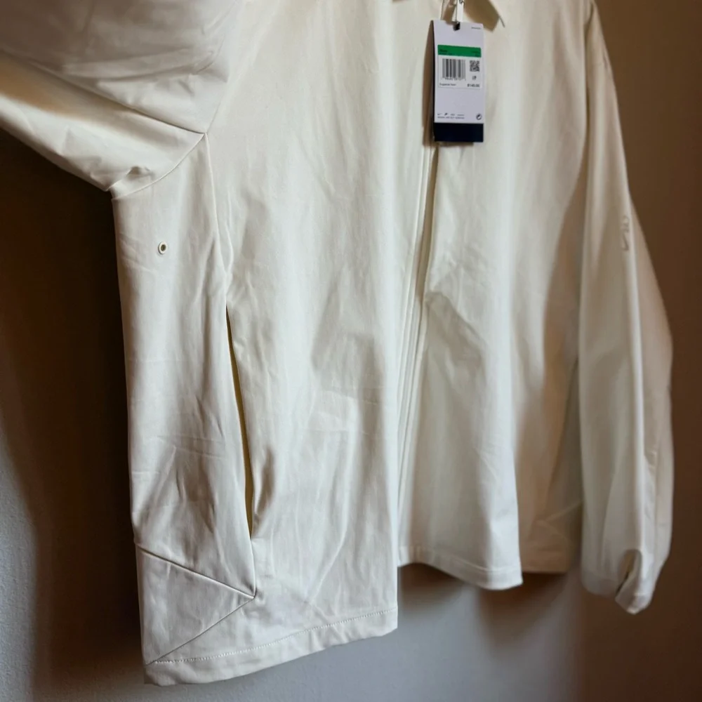 NWT Nike Jacket Size XL Zip-Up 24.7 PerfectStretch Men's Dri-FIT UV Sail Bone